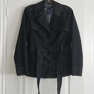 BACCINI denim blazer. Size M